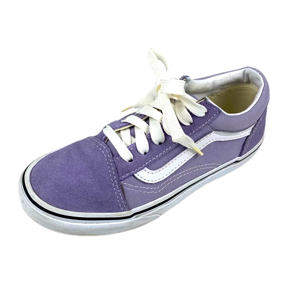 Vans Youth Lilac Suede Low Top Sneakers Size 2.5